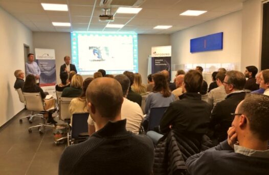 Walter Van Breda te gast bij Dental Labo Vanderbeken.